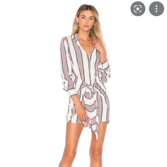 L'Academie Dresses & Skirts - NWT L'academie Striped Shirt Dress